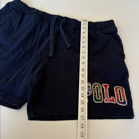 Polo Ralph Lauren 6 Inch Logo Jersey Shorts Navy Collegiate Print Logo Size XXL - Picture 7 of 10